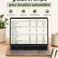 Modèle simple de tableau pour gérer les locations courte durée