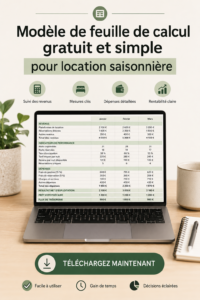 Modèle simple de tableau pour gérer les locations courte durée