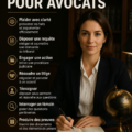 Avocate discutant en anglais avec des collègues, représentant l'apprentissage de l'anglais juridique.