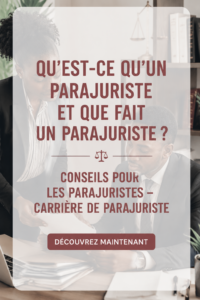 Une auxiliaire juridique au travail, examinant des documents légaux dans un bureau moderne.