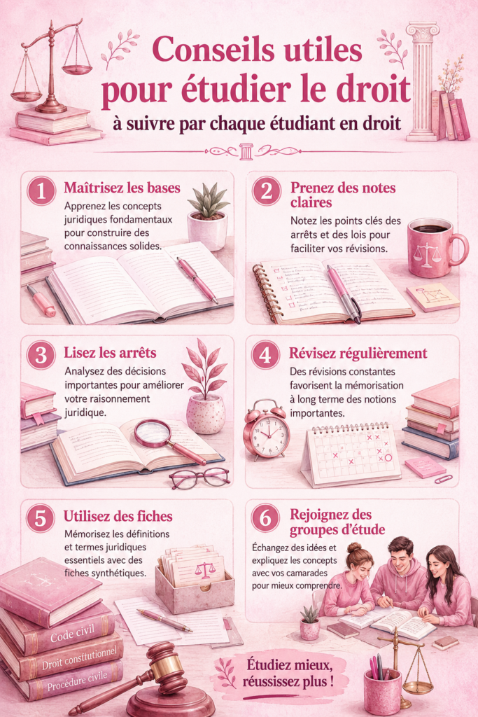 Étudiante en droit prenant des notes pendant une séance d'étude.