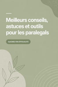 Assistante juridique travaillant à son bureau avec des outils d'organisation à portée de main.