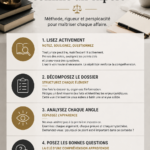 Femme lisant attentivement des documents juridiques