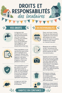 Comprendre les droits des locataires et leurs responsabilités dans un logement confortable