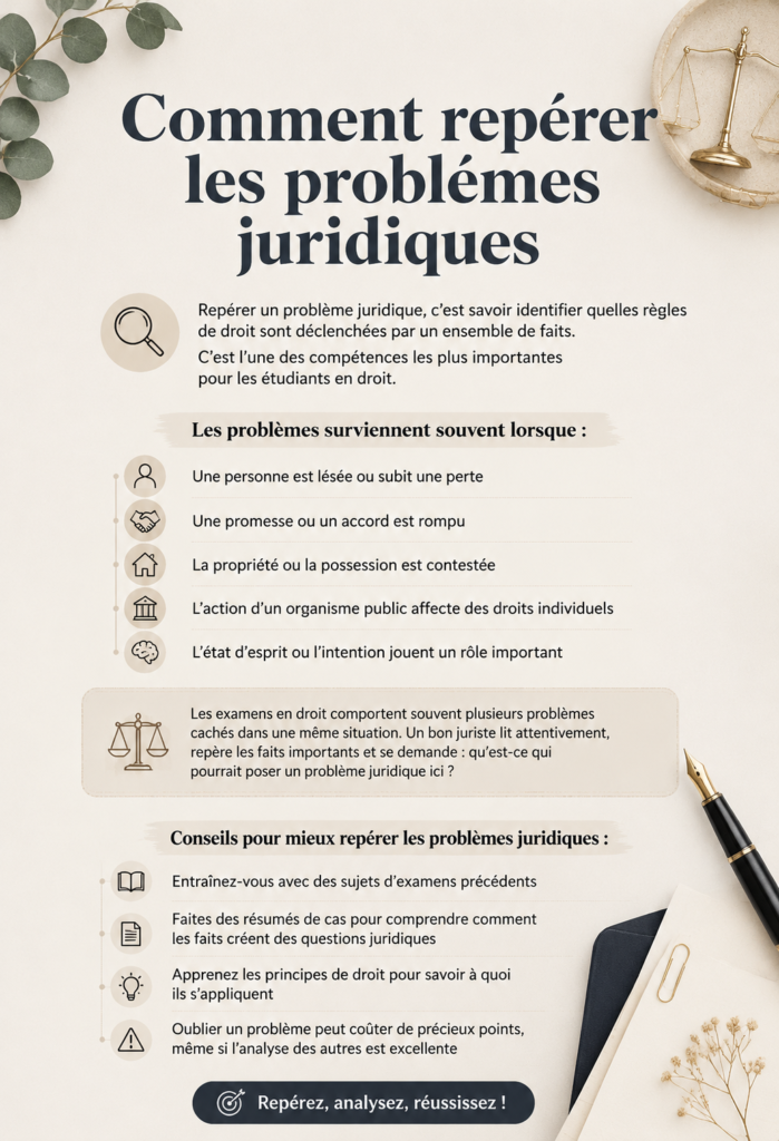 Une femme réfléchissant à des questions juridiques, représentant les enjeux légaux que les femmes peuvent rencontrer.