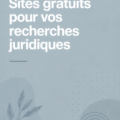 Capture d'écran d'un site de recherche juridique gratuit