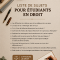 Femme étudiant le droit avec des livres ouverts sur son bureau