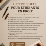 Femme étudiant le droit avec des livres ouverts sur son bureau