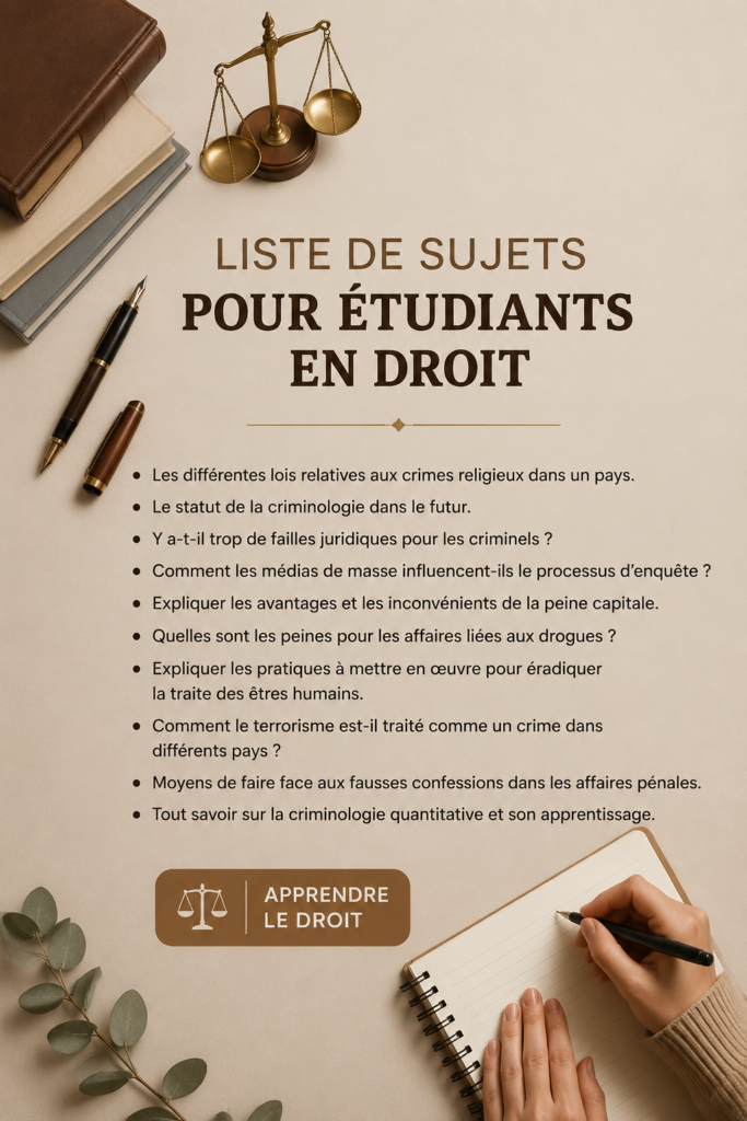 Femme étudiant le droit avec des livres ouverts sur son bureau