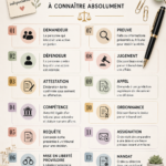 Un étudiant en droit étudiant des termes juridiques essentiels