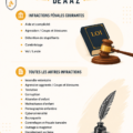 Image illustrant un guide sur les accusations criminelles de A à Z.