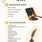 Image illustrant un guide sur les accusations criminelles de A à Z.