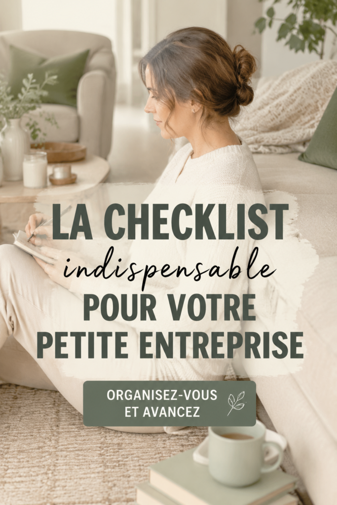 Une checklist professionnelle pour une gestion efficace de la petite entreprise.
