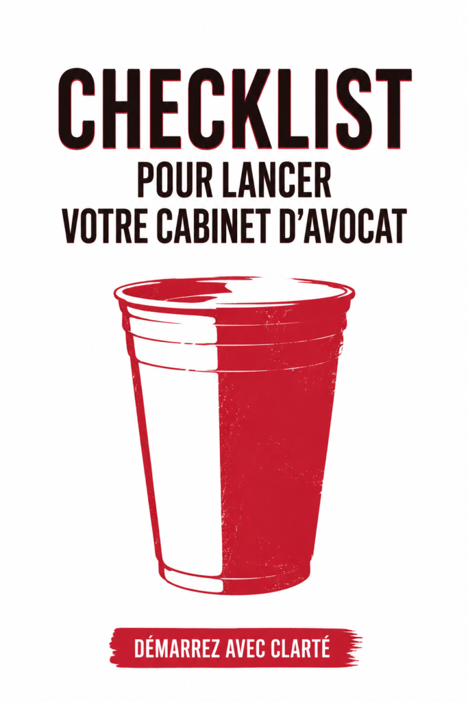Checklist visuelle pour lancer un cabinet d'avocats