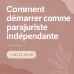 Femme travaillant sur un ordinateur, planifiant sa carrière de parajuriste freelance.