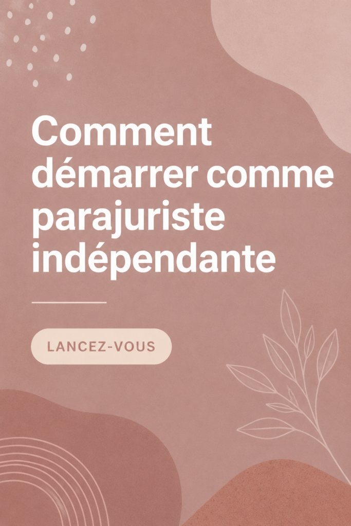 Femme travaillant sur un ordinateur, planifiant sa carrière de parajuriste freelance.