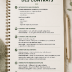 Une femme réfléchissant à la rédaction d'un contrat dans un environnement de travail.