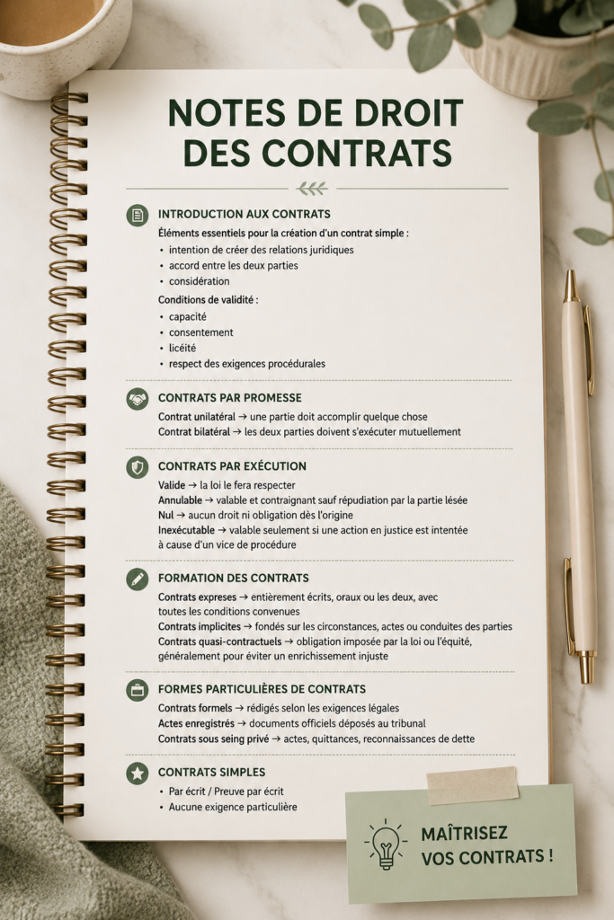 Une femme réfléchissant à la rédaction d'un contrat dans un environnement de travail.