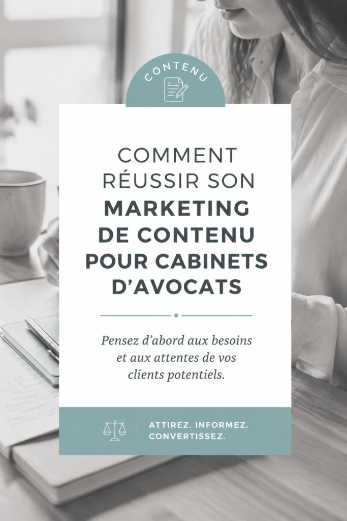 Image d'un avocat consultant des documents sur un bureau avec un ordinateur, illustrant le marketing de contenu.