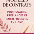 Image d'un modèle de contrat pour freelances sur un bureau