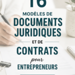 Image d'un bureau avec des documents légaux pour les entrepreneurs
