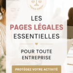 Femme en train de lire des documents juridiques liés à un site web
