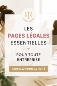 Femme en train de lire des documents juridiques liés à un site web