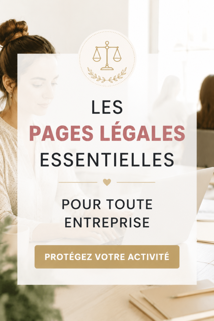 Femme en train de lire des documents juridiques liés à un site web