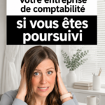 Une femme assise à son bureau de comptabilité, revue de documents juridiques pour sécuriser son entreprise.
