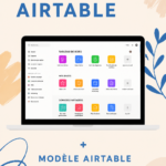 Un écran d'Airtable montrant un modèle de gestion de projet