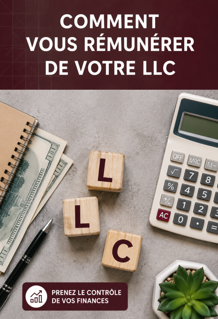 Image d'une femme d'affaires réfléchissant à sa rémunération en tant que propriétaire de LLC