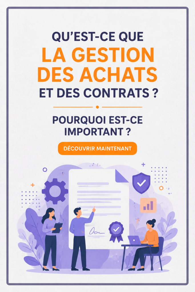 Illustration représentant le processus de procurement dans une entreprise, symbolisant l'acquisition de biens et services.