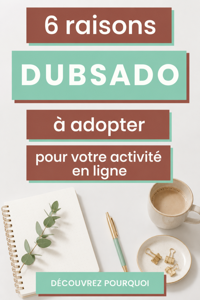 Capture d'écran de l'interface Dubsado, un outil de gestion pour les entreprises en ligne.