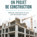 Illustration d'un chantier de construction avec des ouvriers au travail, illustrant la gestion d'un projet de construction.