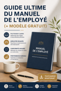 Femme en réunion de travail, discutant du règlement intérieur d'entreprise