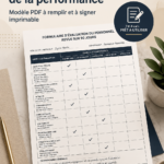 Modèle de formulaire d'évaluation de la performance professionnel