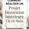 Un salon moderne avec un design intérieur chaleureux et accueillant