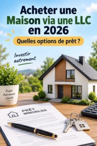 Femme explorant les opportunités d'achat immobilier avec une LLC.