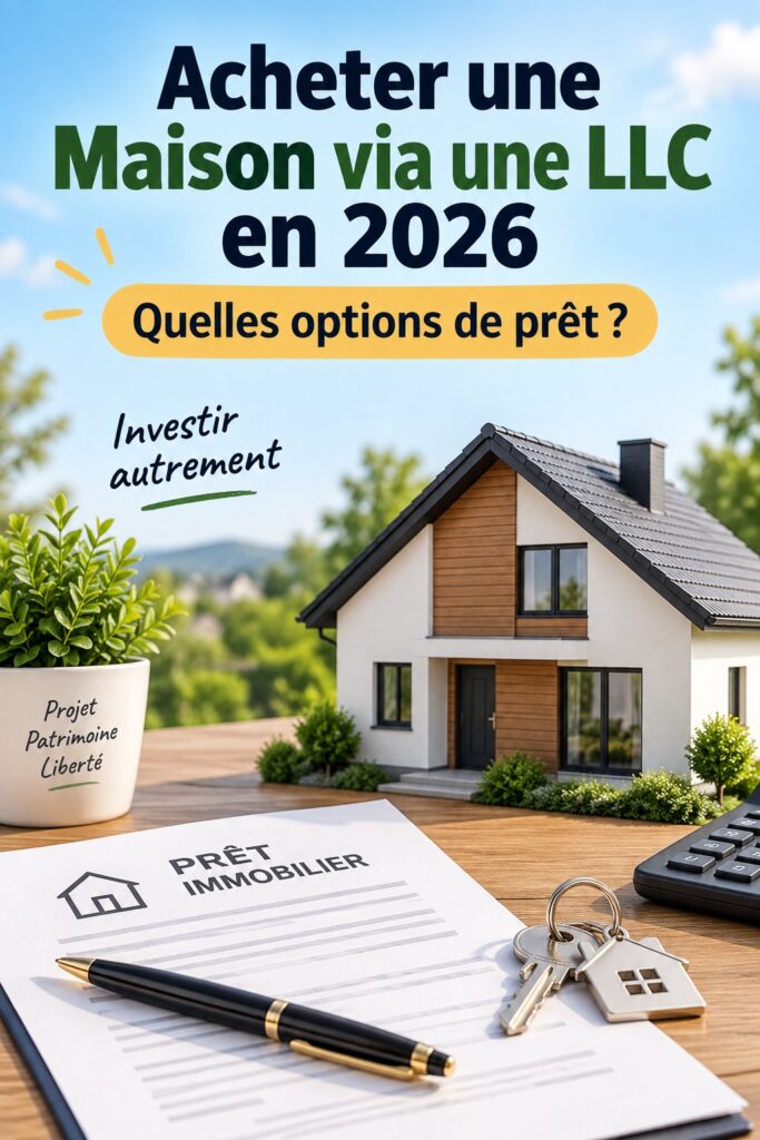 Femme explorant les opportunités d'achat immobilier avec une LLC.