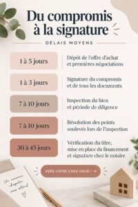 Femme signant un contrat avec un calendrier à portée de main, représentant le processus de signature juridique.