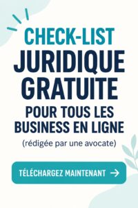 Une femme travaillant sur son ordinateur, entourée de documents représentant la checklist juridique pour entreprises en ligne.