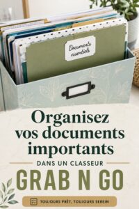 Classeur organisé avec des sections colorées et des étiquettes claires pour une meilleure gestion des documents.