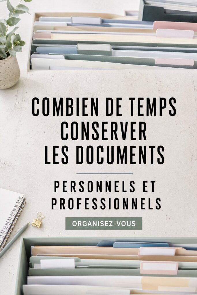 Femme en train de trier des documents importants à son bureau.