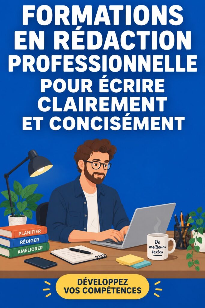 Femme rédigeant des notes claires pour une réunion au travail.