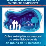 Femme souriante remplissant des documents de testament en ligne