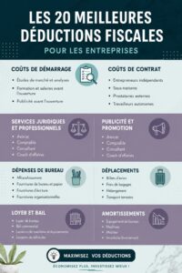 Femme d'affaires heureuse consultant des documents fiscaux.