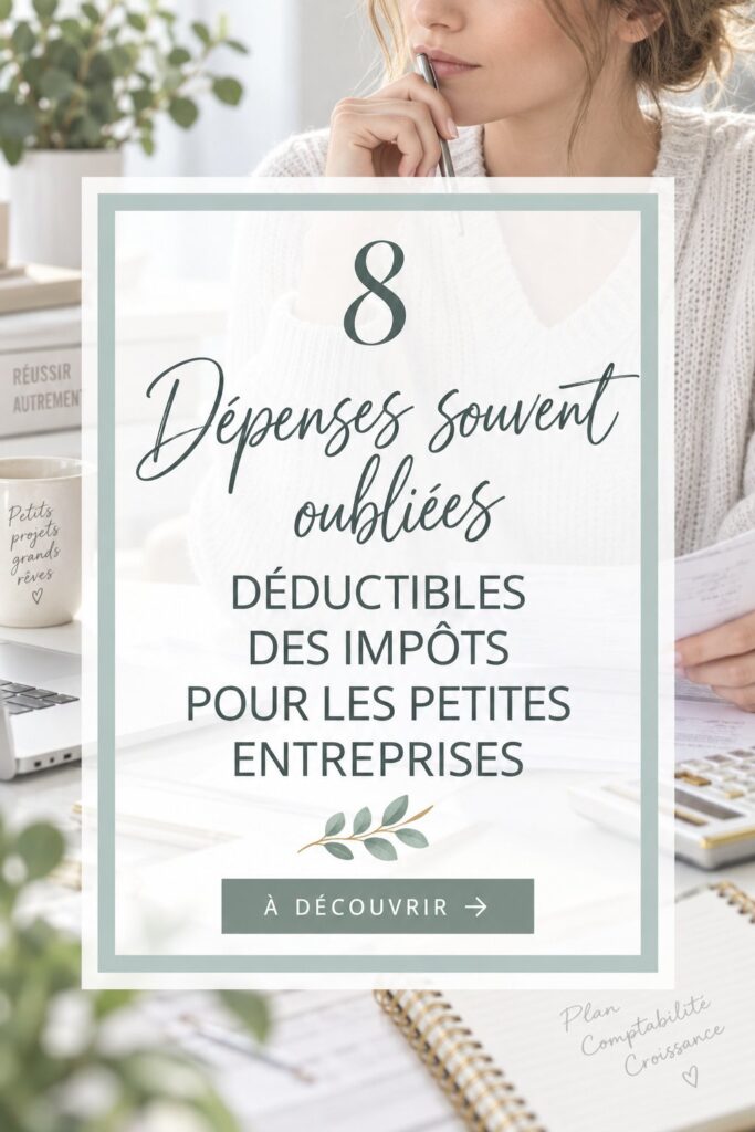 Femme d'affaires examinant ses déclarations fiscales avec un ordinateur