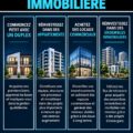 Femme entrepreneure examinant des documents d'entreprise immobilière