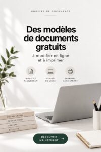 Modèles de documents gratuits à éditer et personnaliser en ligne