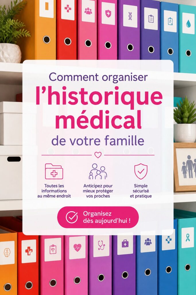 Une femme souriante au téléphone tout en regardant des documents médicaux de famille